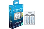 Bateria - Panasonic eneloop Basic BQ-CC61 battery charger - 4 x AA type - NiMH - K-KJ61MCD40USB