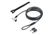 Akcesoria komputerowe - StarTech.com Laptop cable lock 6Ft Compatible With Noble Wedge Laptop Cable Lock 6Ft (2m) Anti-Theft Keyed Lock Security Cable - NBLWK-LAPTOP-LOCK