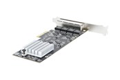Adapter Sieciowy  (karta sieciowa, serwer druku, itp.) - StarTech.com 4-Port 2.5Gbps NBASE-T PCIe Network Card Intel I225-V Chip Quad Port Computer Network Card Multi-Gigabit NIC PCI Express Server LAN Card - PR42GI-NETWORK-CARD