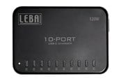 Telefon - Adapter i Ładowarka - LEBA Innovation LEBA NoteCharge power adapter - 12 watts per port - 24 pin USB-C - 120 Watt - NCHAR-UB10-SC