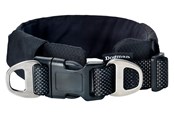 Psy - Dogman Emmi Wyściełana Regulowana Obroża Czarna XS (32mm x 34-55cm) - 127000