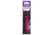 Koty - Dogman Obroża dla kota Gina z mechanizmem Cat Safe i dzwoneczkiem Różowa 30cm - 154501