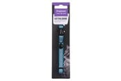 Koty - Dogman Obroża dla kota Gina z mechanizmem Cat Safe i dzwoneczkiem Turkusowa 30cm - 154503