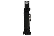 Psy - Dogman Iris pleciona linka tropiąca z karabińczykiem Czarna 6,5mm 15m - 224000