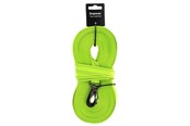 Psy - Dogman Tkana Smycz Treningowa Iris z Karabińczykiem Zielona 20mm 15m - 224008
