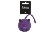 Psy - Dogman Zabawka dla Psa Lateksowa Liliowa Świnka z Piszczałką 21cm - 325014