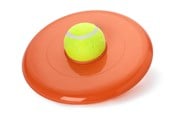 Psy - Dogman Frisbee z Piłką Tenisową Mix Różne Kolory 22cm - 333449