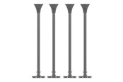 Uchwyty ścienne, uchwyty AV i meble AV - Multibrackets M Pro Series mounting component - for enclosure - kit - black - Max - recommended for 75"/98" - 7350105215698