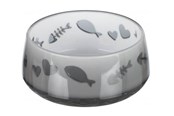 Koty - Trixie Plastic Bowl for Cats 0.3 l/ø 12 cm Assorted Colours - TX24420