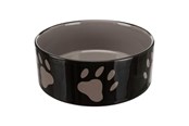 Psy - Trixie Ceramic Bowl w/ paws 1.4 l/ø 20 cm - TX24533