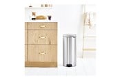 Akcesoria do czyszczenia - brabantia newIcon - rubbish bin - 30 L - matt steel - 11 43 80