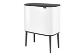 Akcesoria do czyszczenia - brabantia Bo Touch Bin - rubbish bin - 33 L - white - 31 35 23