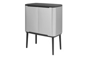 Akcesoria do czyszczenia - brabantia Bo Touch Bin - rubbish bin - 33 L - matt steel - 31 60 81