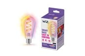 Inteligentny dom - WiZ ST64 E27 Clear Smart Filament Bulb - RGB/16 Million colors + Dimmable White LED - 929003267301