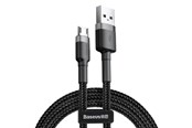 Kabel USB - Baseus Cafule Micro USB cable 1.5A 2m (Gray + Black - CAMKLF-CG1