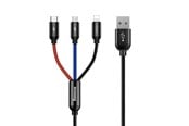 Kabel USB - Baseus Rapid USB Cable 3in1 Type C / Lightning / M - CAMLT-BSY01