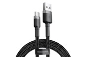 Kabel USB - Baseus Cafule cable USB-C 3A 0.5m (Gray+Black) - CATKLF-AG1