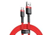 Kabel USB - Baseus Cafule cable USB-C 3A 1m (Red) - CATKLF-B09