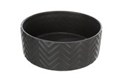 Psy - Trixie Ceramic Bowl dog 1.6 l/ø 20 cm black - TX25022