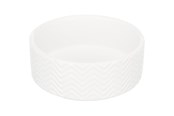 Psy - Trixie Ceramic Bowl dog 0.4 l/ø 13 cm white - TX25023