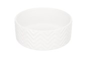 Psy - Trixie Ceramic Bowl dog 0.9 l/ø 16 cm white - TX25024