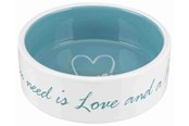 Psy - Trixie Pet's Home Ceramic Bowl Blue 0.3L 12cm - TX25050