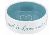 Psy - Trixie Pet's Home Ceramic Bowl Blue 0.8L 16cm - TX25051