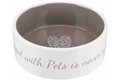 Psy - Trixie Pet's Home Ceramic Bowl Cream 0.3L 12cm - TX25053