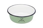 Psy - Trixie Bowl enamel/stainless steel 0.9 l/ø 17 cm green - TX25212