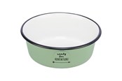 Psy - Trixie Bowl enamel/stainless steel 1.9 l/ø 21 cm green - TX25213