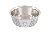 Psy - Trixie Stainless Steel Bowl 0.75 l/ø 17 cm white - TX25256