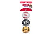 Psy - KONG Dog Toy Sport Balls Medium 6cm Assorted Colors (3-Pack) - 340502