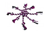 Psy - Trixie Rope Toy with Woven-in Ball ø 7 cm assorted colours - TX32650