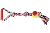 Psy - Trixie Playing Rope with Tennis Ball ø6/50cm assorted colours - TX3280