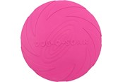 Psy - Trixie Dog Disc Frisbee Natural Rubber Pink 24cm - TX33503