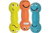 Psy - Trixie Smiley dumbbell latex 19 cm assorted colours - TX35251