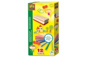 Kreatywne gry - SES Creative Crayons with Eraser - 00208