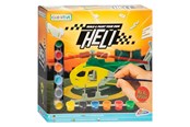 Klocki konstrukcyjne - Grafix Wooden Building and Painting Kit - Helicopter - 200046
