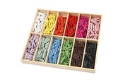Kreatywne gry - Creativ Company Mini Clothespins Coloured 12x24st. - 56449
