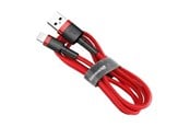 Kabel USB - Baseus Cafule USB Lightning cable 2.4A 1m (black + red) - CALKLF-B09