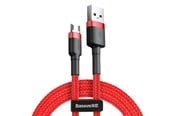 Kabel USB - Baseus Cafule Micro USB cable 2.4A 1m (Red) - CAMKLF-B09