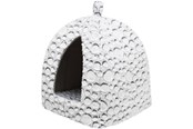 Psy - Trixie Mila cave plush 32 × 42 × 32 cm white-grey - TX38980