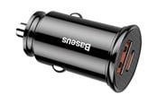 Telefon - Adapter i Ladowarka - Baseus car power adapter - USB USB-C - 30 Watt - CCALL-YS01