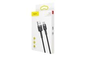 Kabel USB - Baseus Cafule cable USB-C 3A 1m (Gray+Black) - CATKLF-BG1