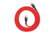 Kabel USB - Baseus Cafule Cable USB-C PD 2.0 QC 3.0 60W 1m (Red) - CATKLF-G09