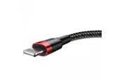 Kabel USB - Baseus Cafule USB Lightning Cable 1.5A 2m (Black+Red) - CALKLF-C19