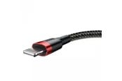 Kabel USB - Baseus Cafule USB Lightning Cable 2.4A 0.5m (Red+Black) - CALKLF-A19