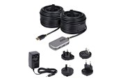 USB hub - StarTech.com USB Extender Hub 24m USB 2.0 Extension Cable with 4-Port USB Hub Active/Bus Powered USB Repeater Cable USB hub - 4 - Srebrny - U02442-USB-EXTENDER
