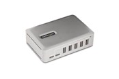 USB hub - StarTech.com 7-Port USB-C Hub 5x USB-A + 2x USB-C Self-Powered w/ 65W Power Supply USB 3.1 10Gbps Hub w/ BC1.2 Charging USB hub - 7 - Szary - 10G5A2CS-USB-C-HUB