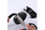 Akcesoria sieciowe - Baseus Rainbow Circle Velcro Straps 3m Black - ACMGT-F01